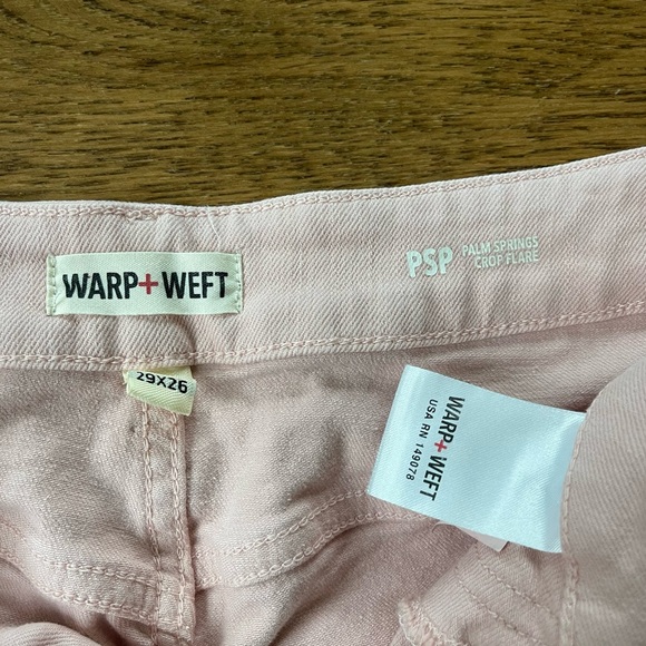 Light Pink Flare Jeans - Picture 4 of 4